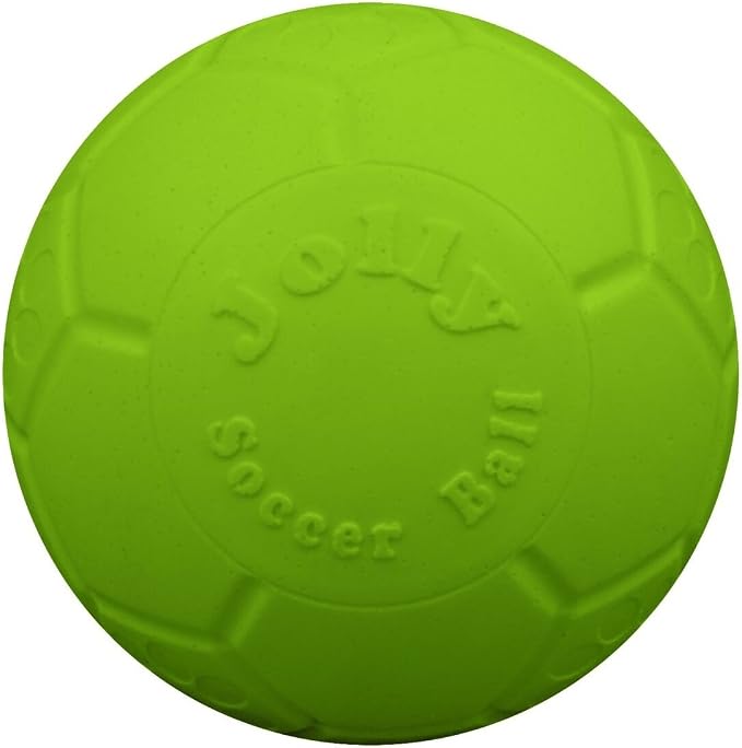 Jolly Pets Medium Jolly Soccer Ball Floating-Bouncing Dog Toy, 6”, Ocean Blue