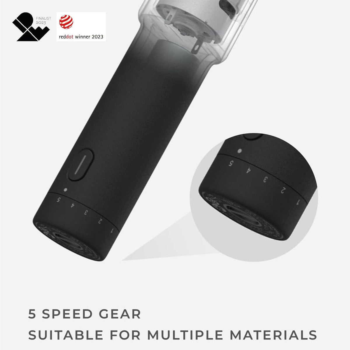 HOTO 4V Cordless Rotary Tool Kit, Upgraded Motor, 25000 RPM, 5 Variable Speed, 2000mAh, 35 Accessories, Engraving Pen for 3D Printer Sanding, Polishing, Drilling, Carving, Cutting, DIY Crafts