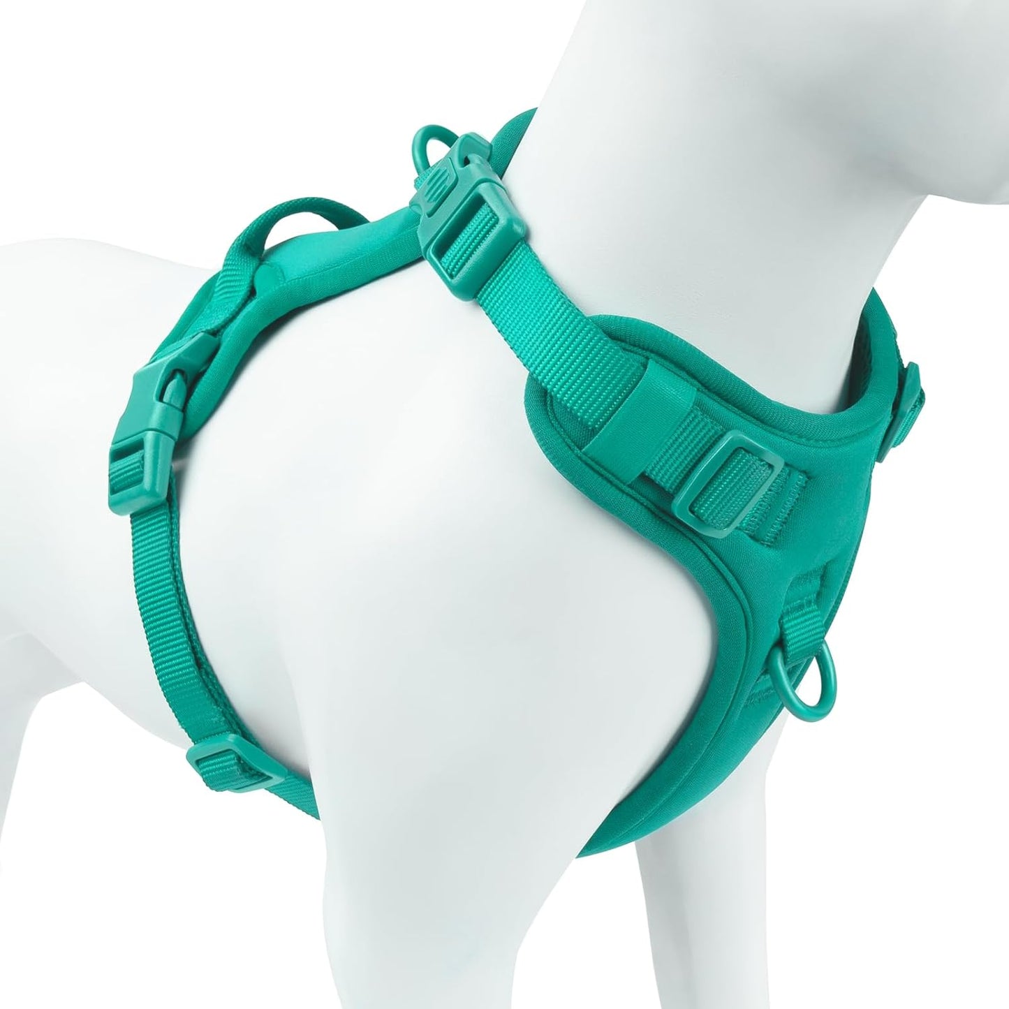 No Pull Dog Harness, Puppy Vest with Front Clip for Small Medium Large Sized Dog(MARRS Green,S)