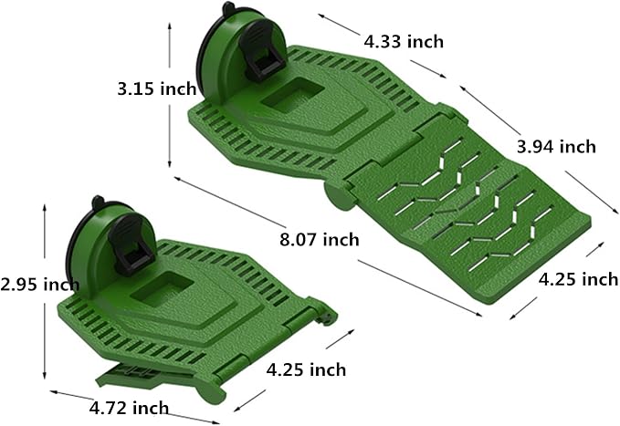 Turtle Resting Basking Platform, Turtles Ramp Tortoise Foldable Climbing Ladder Resting Terrace for Frog Terrapin Reptiles Amphibian Habitat Hideouts Aquarium Floating Dock (Green, S)