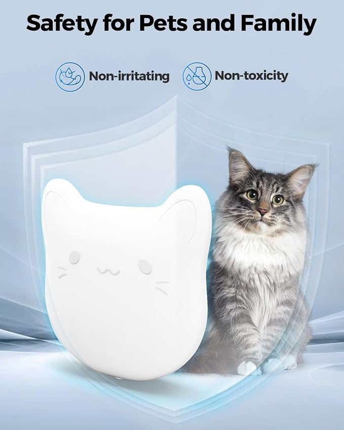 6 PCS Litter Box Deodorizer Compatible with Cumrige Self Cleaning Litter Box, Litter Box Odor Eliminator Compatible with Fumoi Automatic Cat Litter Box,Cat Litter Odor Control Remover, Camellia Scent