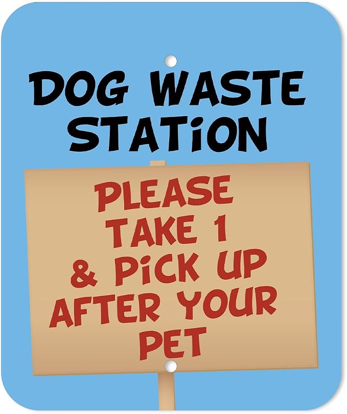 Zero Waste USA - DISPENSE-ART™ Roll Bag Dispenser & Sign - Dog House | UV-printed roll bag dispenser & matching sign, 400 bags, 25% more storage, mounts to walls, posts & fences