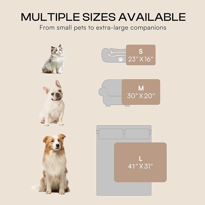 LINENLUX 1 Pack 3 Soft Dog Blanket Washable Warm Fleece Cat Blankets for Pet Puppy Fluffy Calming Flannel Brown/White/Blue Medium