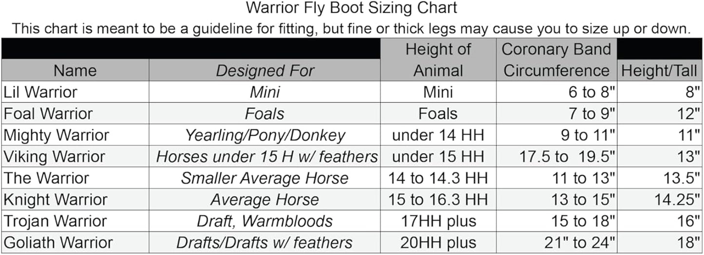 Warrior Fly Boots for Horses - Breathable Mesh Horse Boots for Fly Protection & Leg Comfort - Set of 4 (Trojan Warrior, Red)