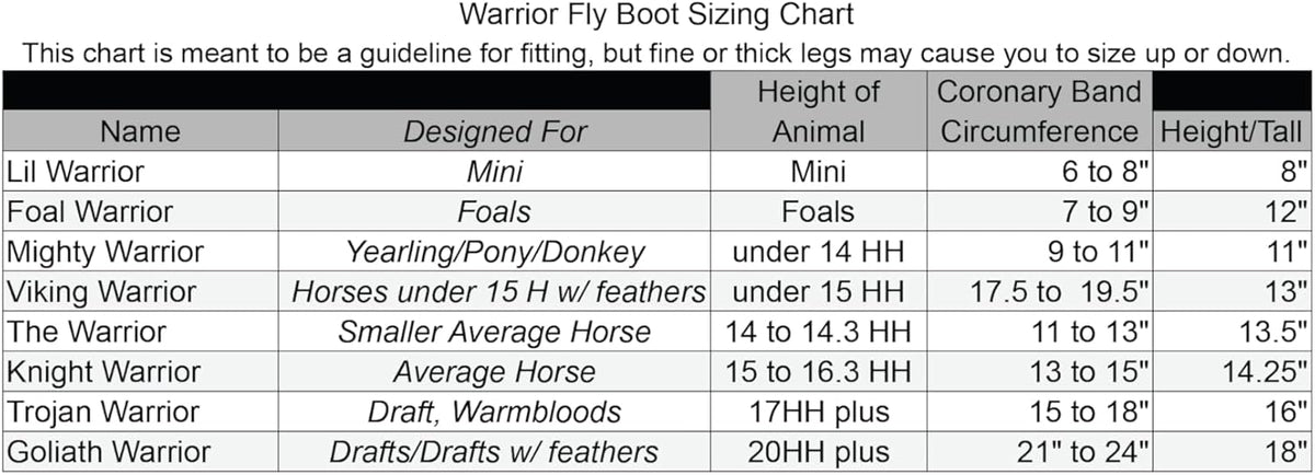 Warrior Fly Boots for Horses - Breathable Mesh Horse Boots for Fly Protection & Leg Comfort - Set of 4 (The Warrior, Purple)