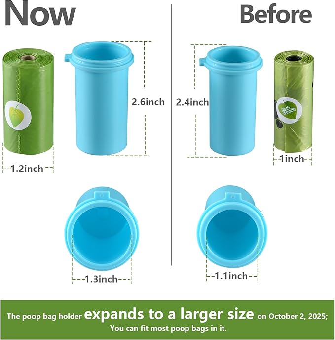 Cibaabo Dog Water Bottle with Food Container & Poop Bag Holder, Travel Water Bowl, Portable Pet Dispenser, Dog Gifts Stuff Accessories Items, Puppy Essentials for Yorkie Chihuahua Walking Hiking