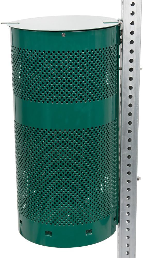 ZERO WASTE USA - Rust Proof Aluminum Dog Waste Station for Roll Bags (Most Popular Bags) - Free 400 Waste Bags & 25 can Liners - Over 500k Sold in USA (Gloss Green)