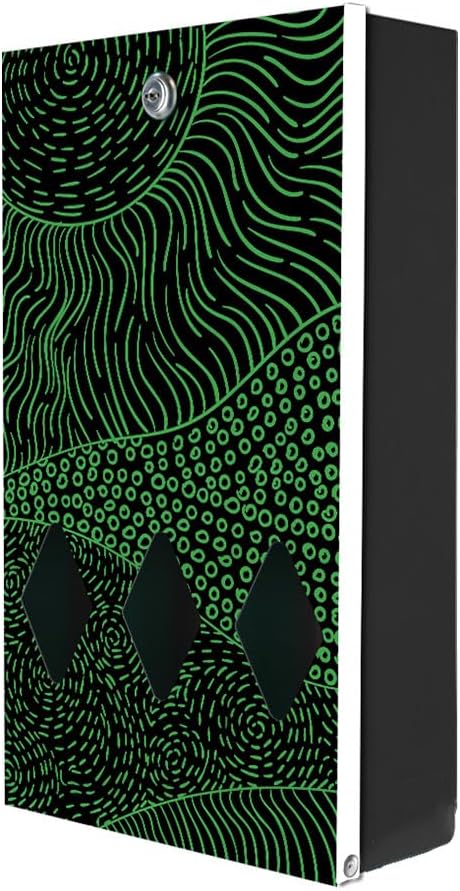 ZERO WASTE USA - Dispense-Art Low Profile Dog Waste Station - Rolling Hills | UV-printed aluminum low-profile station with 400 bags, 25 liners, 25% larger dispenser, rust-proof commercial design