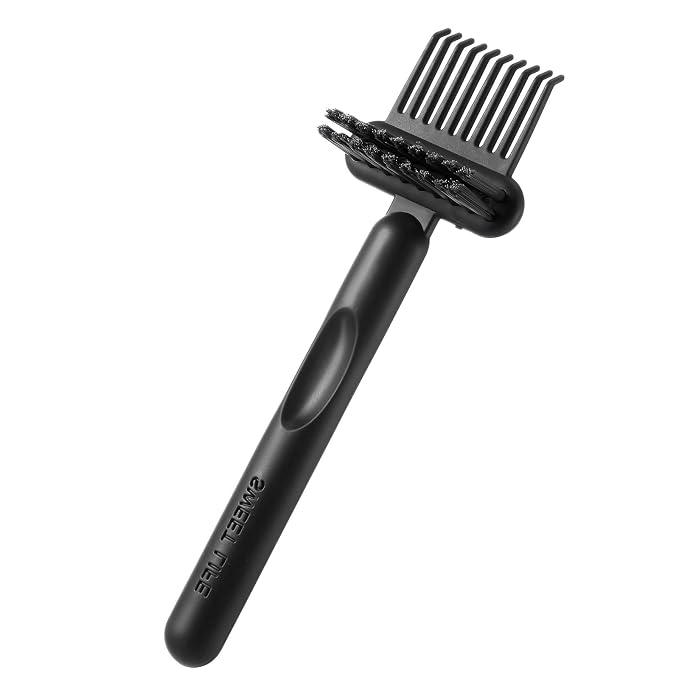 2-in-1 Hair Brush Cleaner & Remover Tool Brush Cleaning Tool Comb Cleaner Effective Hairbrush Cleaners Small and Portable for Travel Man Woman Home Salon Removing Hair Dust(Green)
