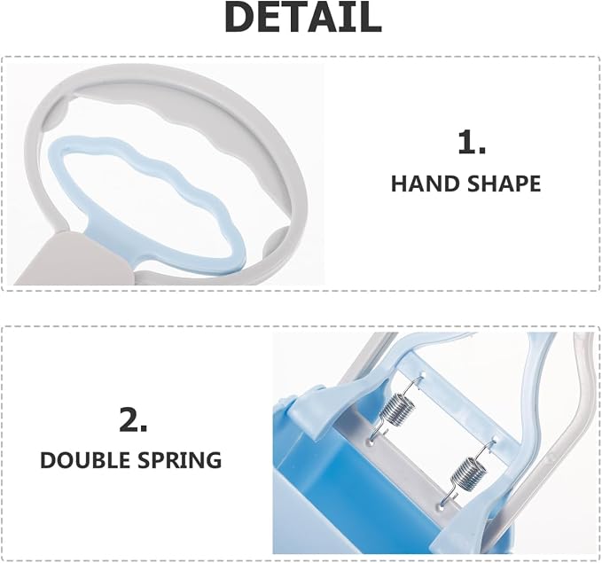 Mipcase Dog Pooper Scooper Reusable Wear-Resistant Pet Waste Scooper Portable Litter Picker for Dog Poop Cleanup Compact 10.62 X 3.54 X 2.95 in