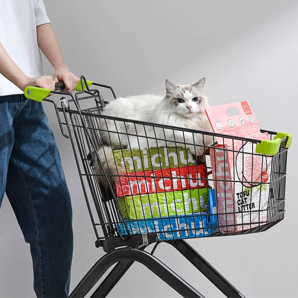 Tofu Cat Litter Natural Clumping Tofu Cat Litter, Fast Clumping and Easily Scoop-able 5.5lb/88oz 5 Scents - Original, 3 Pack