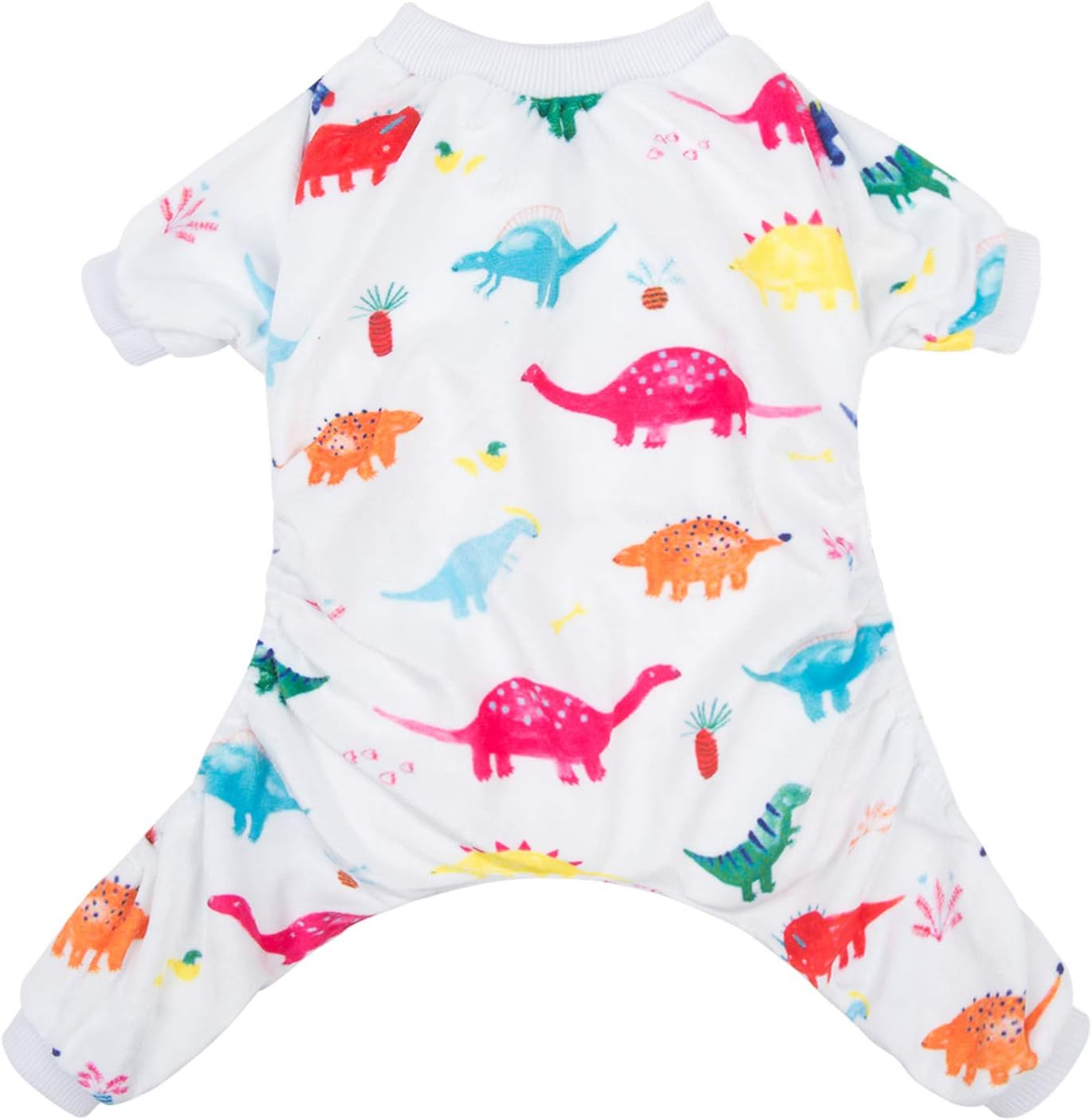 CuteBone Dog Halloween Pajamas Puppy Onesies Small Dogs Soft Pjs Coat Cat Apparel Comfy Pet Christmas Clothes Outfit Doggie Bodysuit PJD01