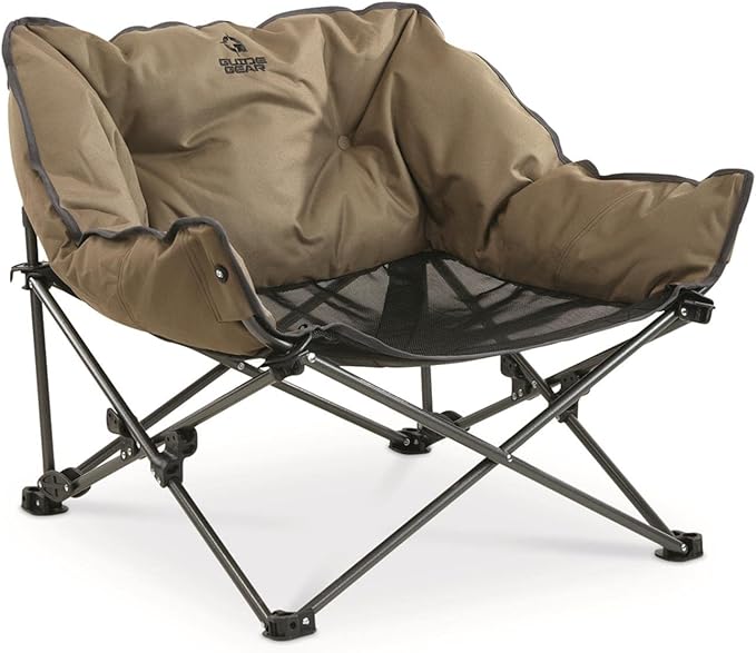 Guide Gear Padded Portable Pet Bed; Raised Outdoor Dog Couch, Cot Brown