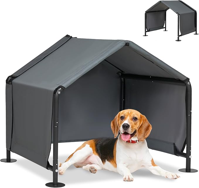 Dog Shade for Outside - Dog Tent Pet Canopy Dog House for Small Dog | Outdoor Dog Kennel for Small Dog,29.5x25.6x25.6 inch Sun Rain Pet Canopy House,Waterproof Pet Sahde Shelter for Small Animal