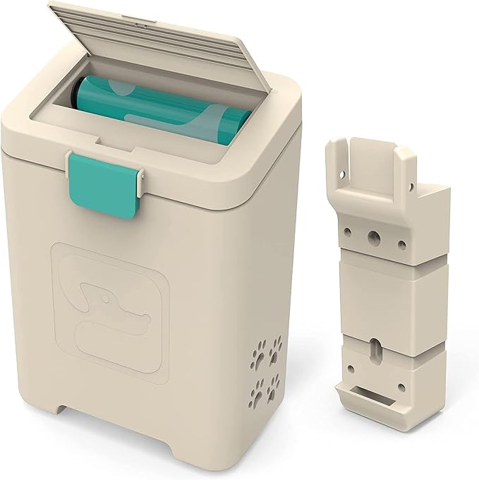PawPail Pet Waste Station with Mounting System, Suitable for Outdoor Use, Designed with Odor-Reducing Technology, Install on Any Surface & Ensures Convenient Pet Waste Disposal