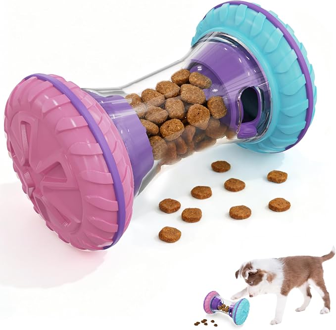 BoYoYo Interactive Dog Toys, Dog Puzzle Toys for Smart, Dog Enrichment Toy to Keep Them Busy, Rose