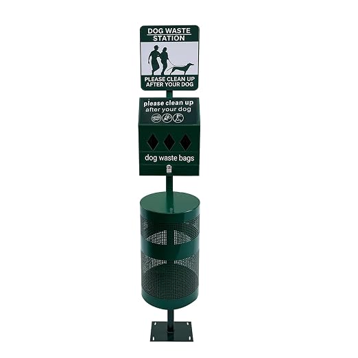 Rust-Proof Dog Waste Station, Heavy-Duty Outdoor Pet Waste Station | Dog Poop Station Outdoor, 12 Gallon Poop Station, for Commercial Use, Parks, Backyard, Waste Disposal, Dog Use