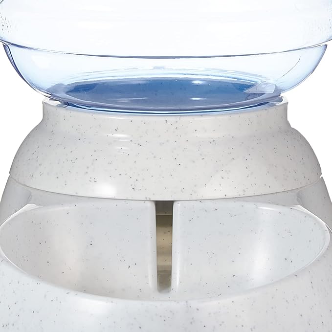 Amazon Basics Gravity Pet Water Dispenser for Cat and Dog, Easy to Clean, 135.3fl.oz Capacity, Small (Pack of 4)