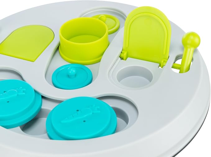 TRIXIE Hide N Slide Rabbit Activity - Small Animal Interactive Toy for Mental Stimulation, Enrichment, Hide and Seek, Brain Teaser, Enhances Cognitive Development
