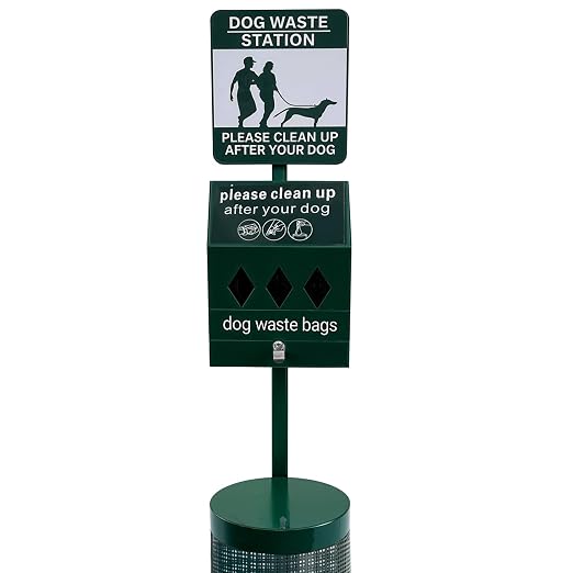 Dog Waste Station, Commercial Dog Poop Station | Pet Waste Station, 12 Gallons for Backyard, Park, Outdoor