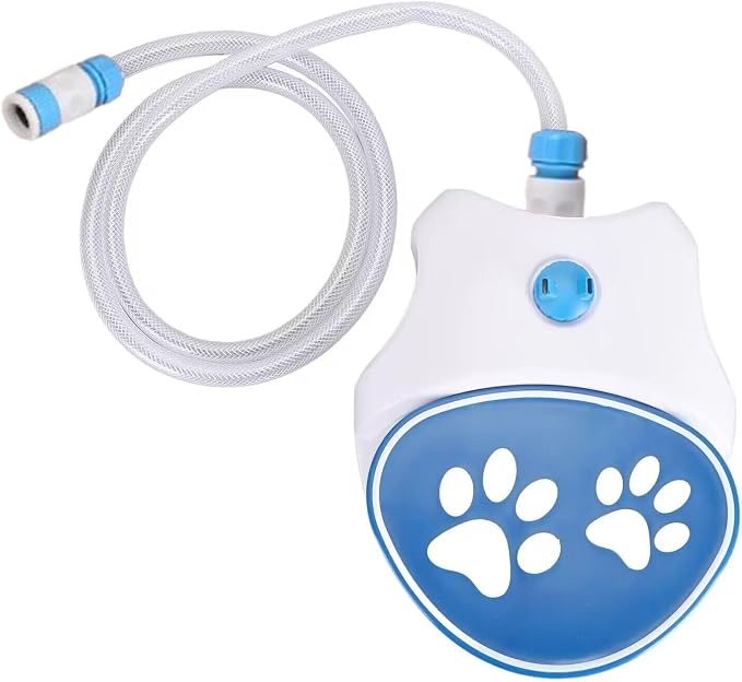 Dog Pet Water Sprinkler Convenient Soft Hose Paw Activated Waterer | Outdoor Dog Sprinkler Toy Convenient Drinking Dispenser for Large Breeds Playful Pets Outdoor Interactive Water Fun