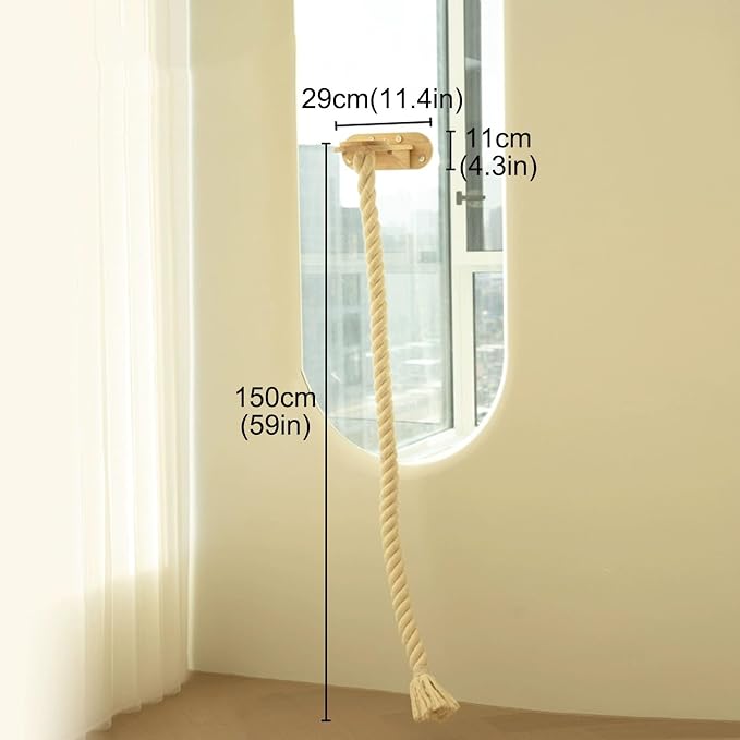 Cat Wall Shelves, Corner Climbing Shelf Perches, Kit Shelf, Suct Cup Support, Load-Bearing 20kg
