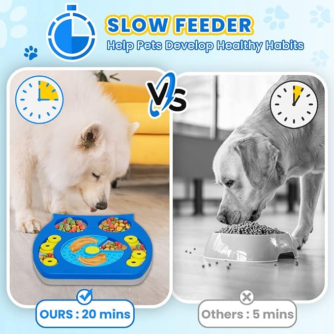 Joansan Dog Enrichment Toy for Boredom, Interactive Treat Game Toy for Pets | Helps Reduce Anxiety, Encourages Independent Play, Food Reward Puzzle, Keeps Dogs Busy, Great for Indoor Training