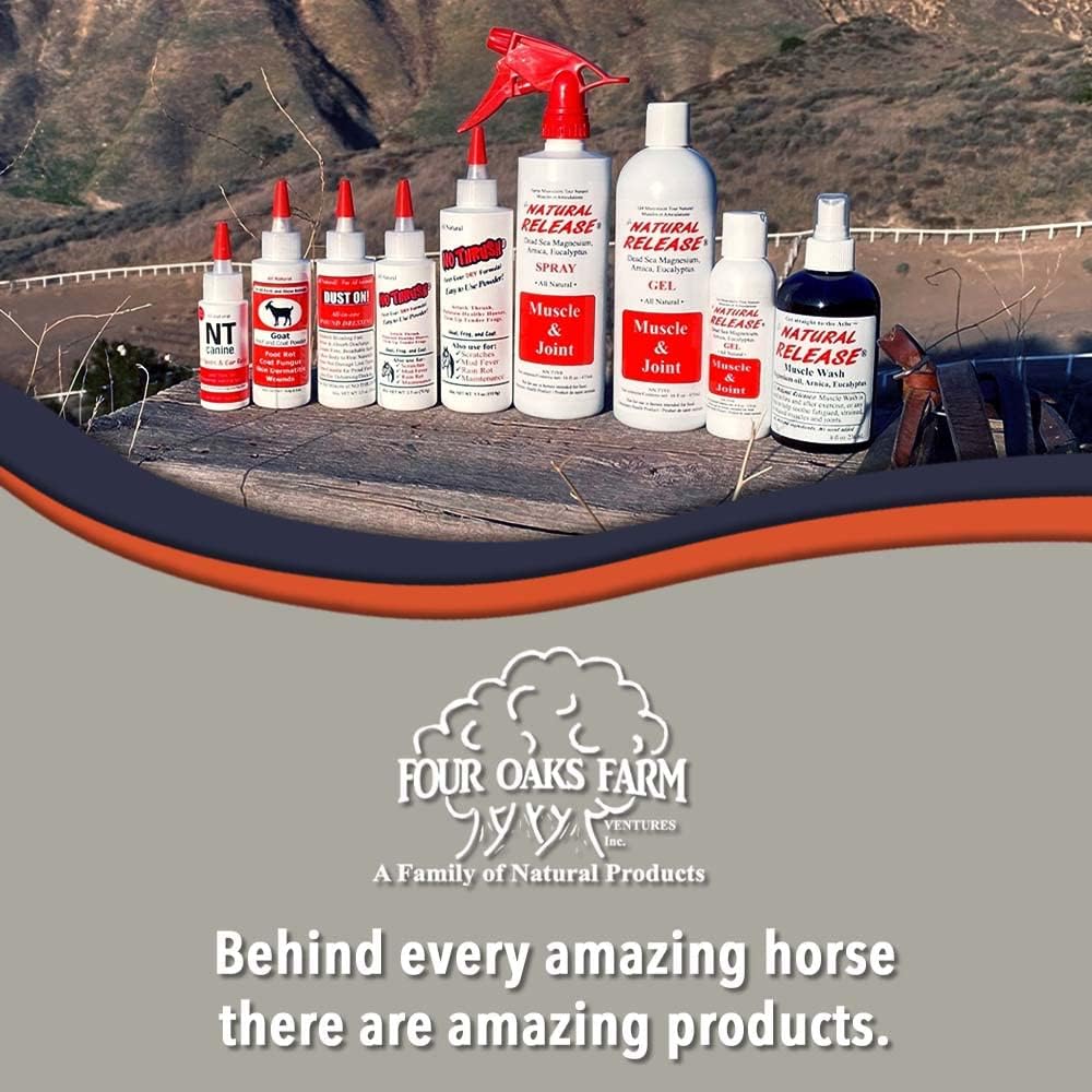 Natural Release Muscle Gel Treatment - Horse Liniment for Sore Muscles, Joint Pain, and Tendons