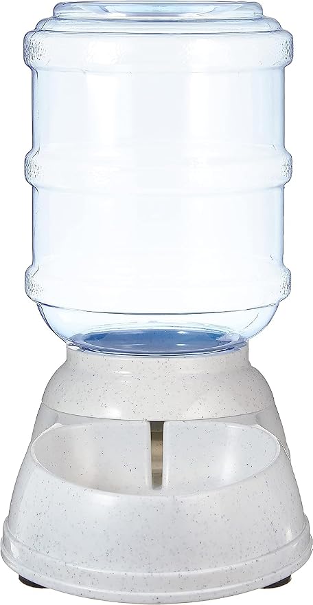 Amazon Basics Gravity Pet Water Dispenser for Cat and Dog, Easy to Clean, 135.3fl.oz Capacity, Small (Pack of 4)