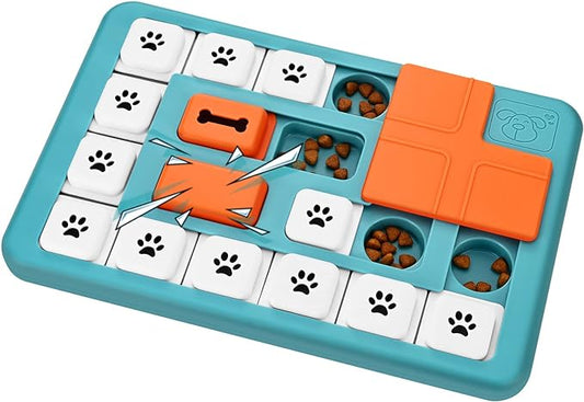 FOXMM Dog Puzzle Toys - Interactive IQ Training & Mental Stimulating Toys for Large, Medium & Small Dogs