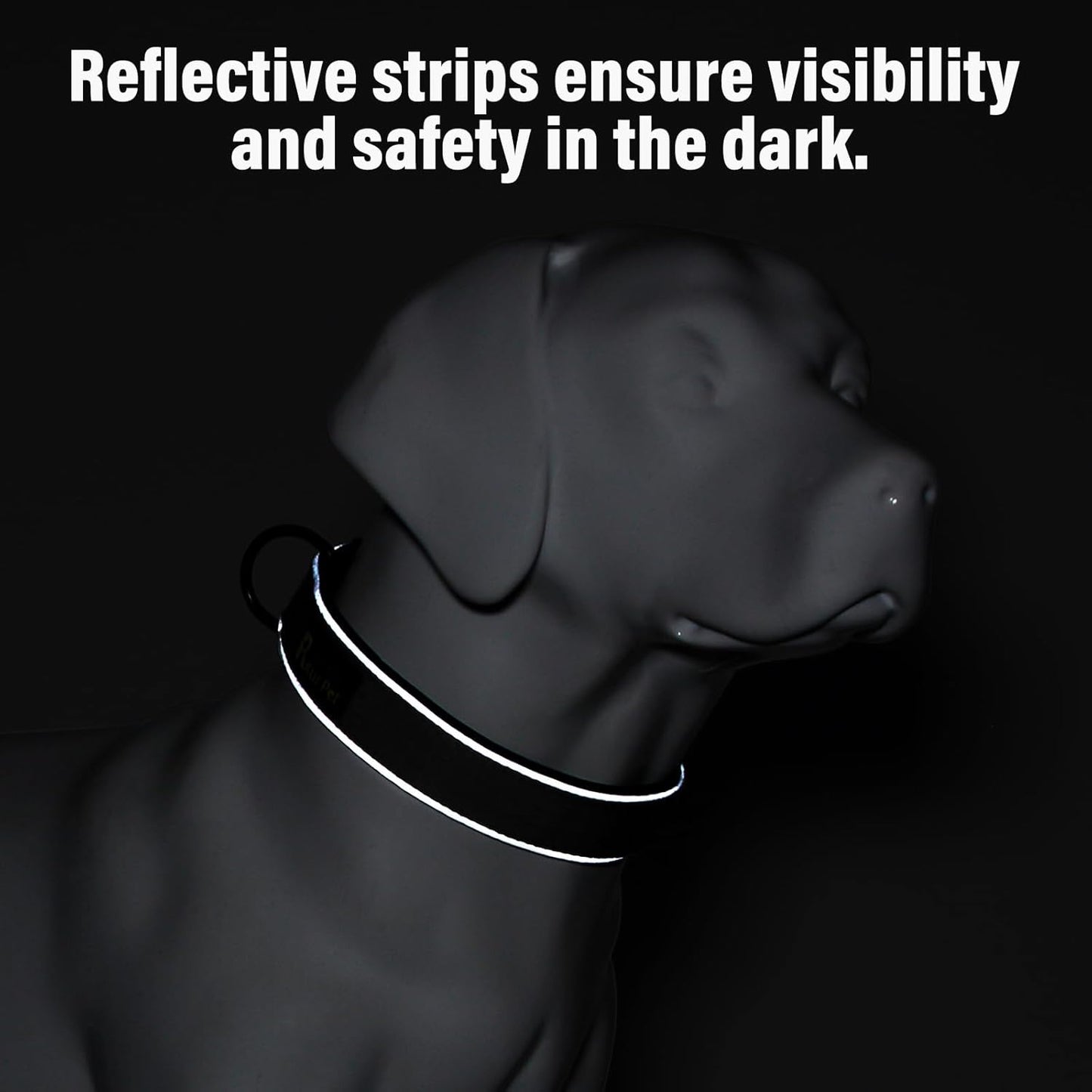 Plutus Pet Tactical Dog Collar, Reflective, Adjustable Heavy Duty Dog Collar, Soft Padded and Comfortable, for Small Medium and Large Dogs (Hot Pink, M)