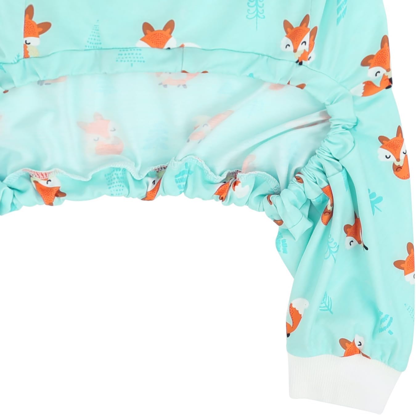 HDE Dog Pajamas One Piece Jammies Jumpsuit Pet Clothes Outfit Stretchy Lightweight Comfy Shirt Pjs for M-3XL Dogs Winter Foxes - 2XL