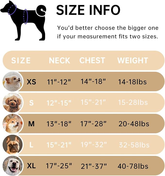 IVY&LANE No Pull Dog Harness with Leash Set, Reflective No Choke Pet Vest,Adjustable Oxford Dog Vest Harness with Easy Control Handle for Small Dogs (Light Brown,S)
