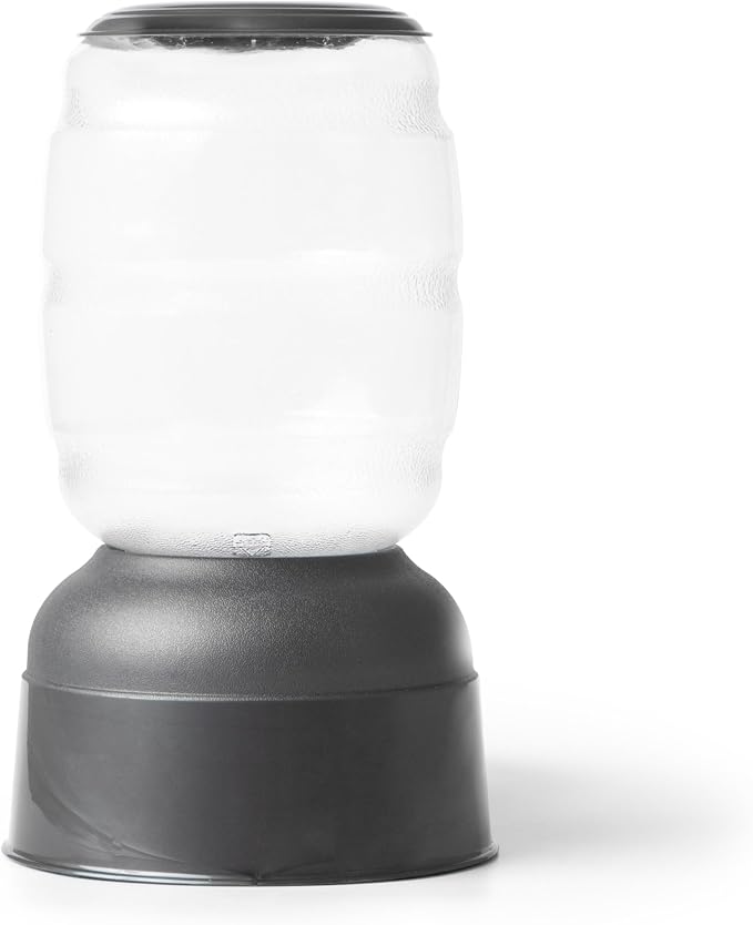 Petmate Replendish Gravity Automatic Dog Water Dispenser Pet Waterer and Pet Feeder Set with Microban Protection Base, 100% BPA Free, Wide Mouth Bowl - 0.5 Gallon Water, 2 lb Food