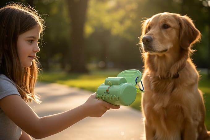 Doodyskupar Portable Pooper Scooper – High-Tension Precision Claw with Bag Holder, Ultra-Lightweight (Under 5 oz) Ergonomic Control, Universal Fit for All Breeds, Starter Bags Included