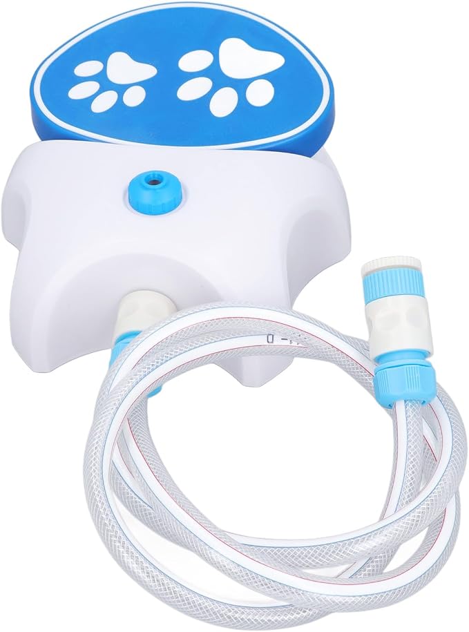 Dog Sprinkler, Dog Water Fountain For Large Dogs Outdoor Dog Water Fountain Step On Foot Activated Dog Water Dispenser Automatic Dog Water Sprinkler with Hose