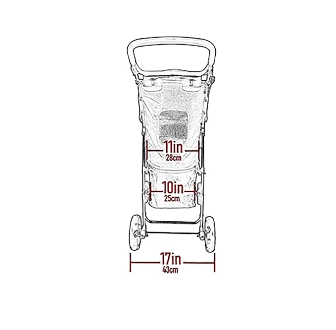 Pet Gear No-Zip Happy Trails Lite Pet Stroller, Tulip | Zipperless Entry, Easy Fold with Removable Liner, Safety Tether, Storage Basket + Cup Holder, For Cats/Dogs