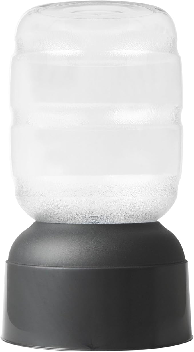 Petmate Replendish Gravity Automatic Dog Water Dispenser Pet Waterer and Pet Feeder Set with Microban Protection Base, 100% BPA Free, Wide Mouth Bowl - 2.5 Gallon Water, 10 lb Food