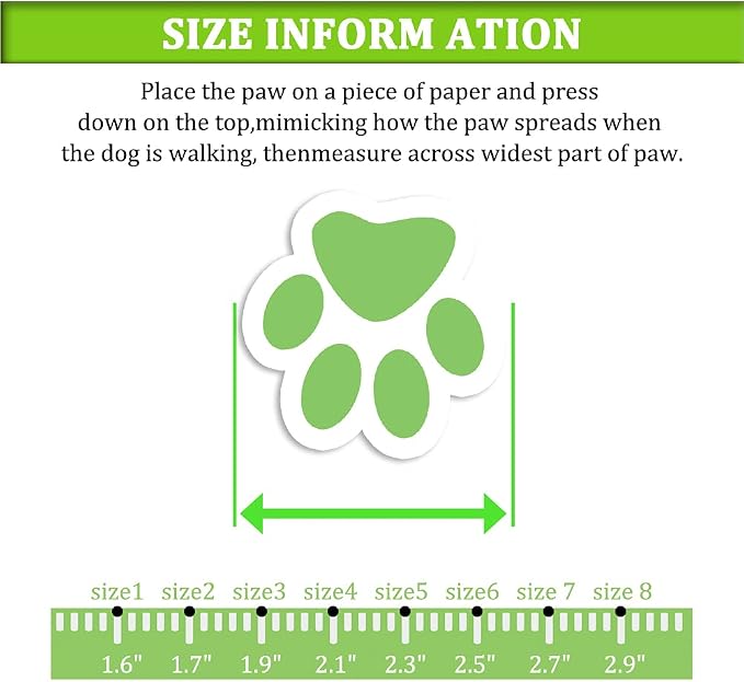 CovertSafe& Dog Boots for Dogs Non-Slip, Waterproof Dog Booties for Outdoor, Dog Shoes for Medium to Large Dogs 4Pcs with Rugged Sole Grey-Green