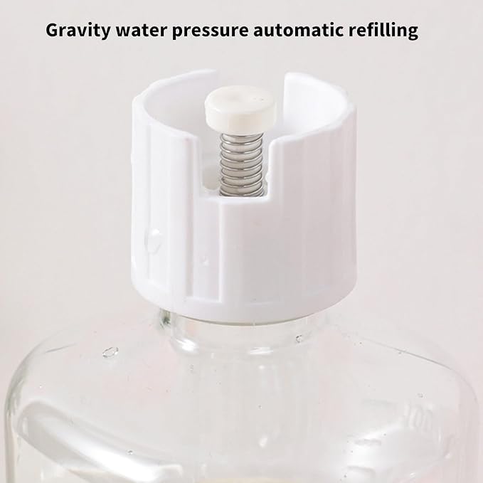 Dog Feeding Station Leak Water Fountains Detachable Bottle Anti Slip Base Design Stainless Steel Bowl with Water and Food