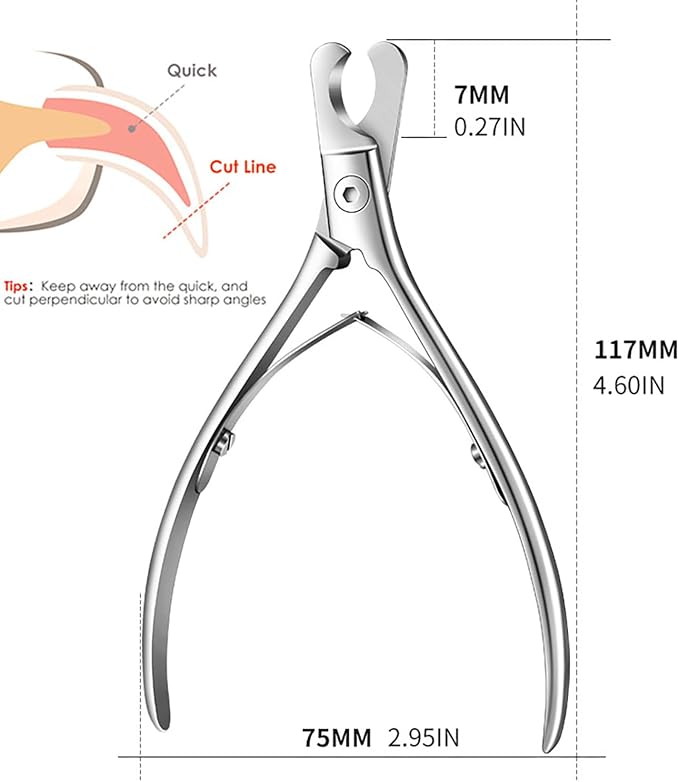 Dog & Cat Nail Clippers Trimmer Pet Grooming Tool | Sharp Stainless Steel Pet Nail Clippers For Dogs Cats Rabbits And Small to Large Pets.Grooming Claw Maintenance