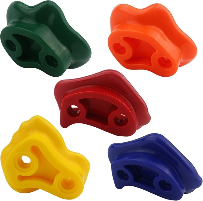 Ogrmar 25 PCS Rock Climbing Holds Set with Mounting Screws and Hardware for DIY Kids Indoor and Outdoor Play Set Use