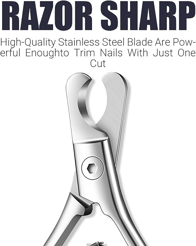 Dog & Cat Nail Clippers Trimmer Pet Grooming Tool | Sharp Stainless Steel Pet Nail Clippers For Dogs Cats Rabbits And Small to Large Pets.Grooming Claw Maintenance
