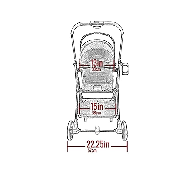 Pet Gear 3-in-1 Travel System View 360 Stroller, Sea Salt | Converts to Carrier and Booster Seat, Easy Click N Go Technology, For Small Dogs & Cats, 4 Wheel