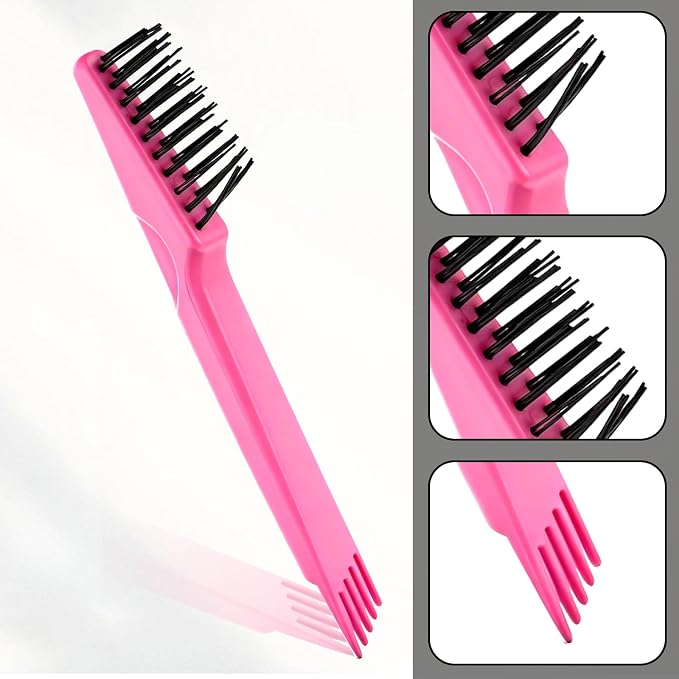 Comb and Brush Cleaner Tool Set, 5-Piece Comb Cleaner Set - Hair Brush Cleaner Rake, Comb Cleaning Brush, Maintenance Hair Comb for Home and Salon Use Removing Hair Dust