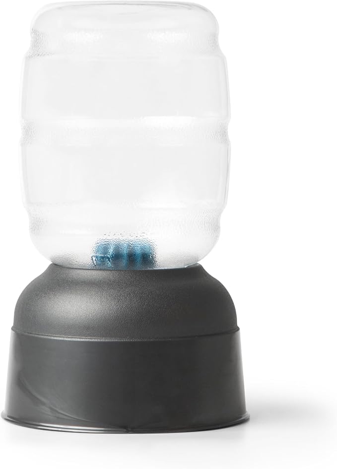Petmate Replendish Automatic Dog Water Dispenser Gravity Pet Waterer with Microban Protection Base, 100% BPA Free - 0.5 Gallon, Wide Mouth Bowl, with 2 Extra Filters