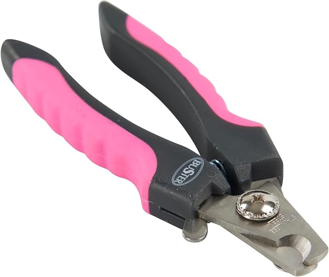 Kruuse Buster Professional Dog Nail Clipper – Small Size – Safe & Easy Pet Nail Trimmer for Small Dogs & Cats – Sharp Stainless Steel Blades, Non-Slip Handle, Safety Guard – Vet-Recommended