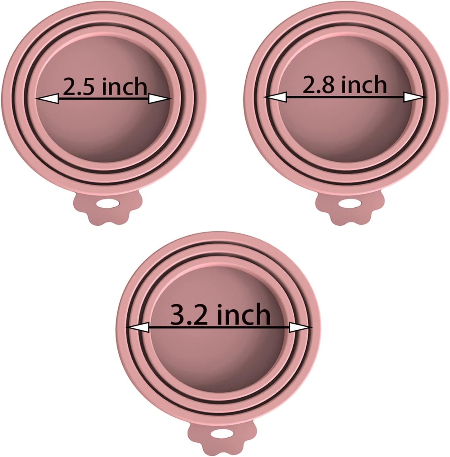 WANBAO 6 Pcs Food Can Lids Pet Can Covers for All Standard Size Dog and Cat Food Can Lids, Mix Color Light Blue, Light Green