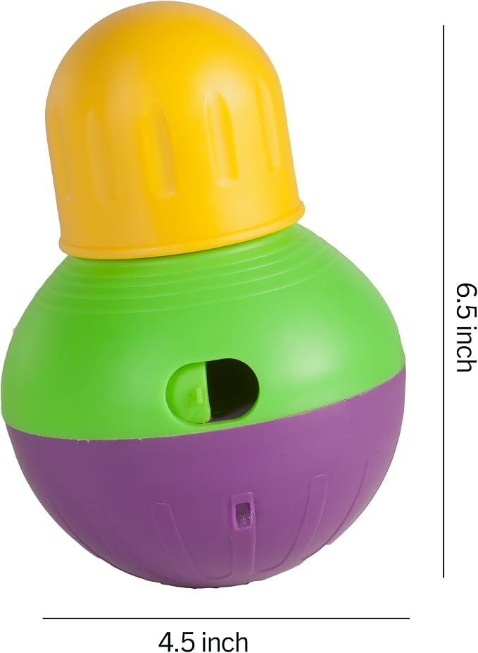 Starmark Treat Dispensing Bob-A-Lot Small Dog Interactive Feeder Toy