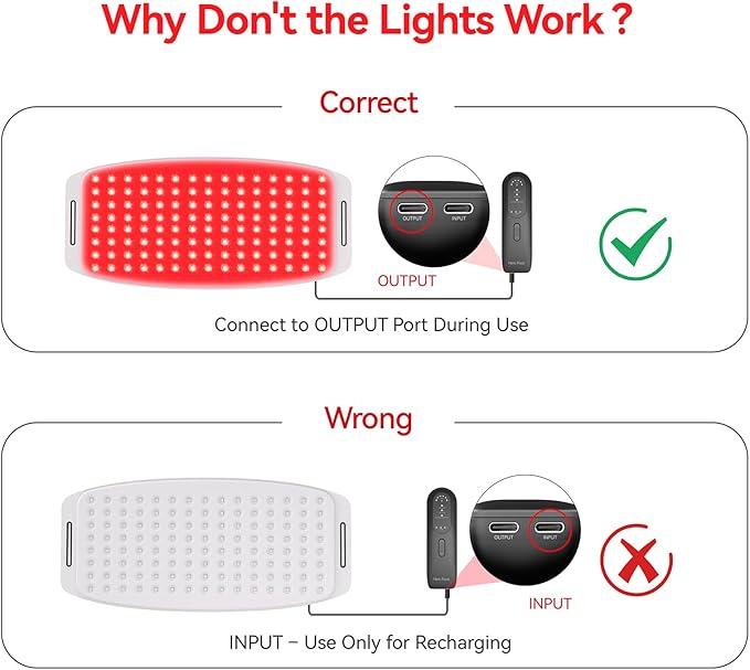 Red Light Therapy for Dogs and Humans, Portable 360 LED Chips Red Light Therapy Belt with Strap, Infrared Light Therapy Devices for Muscle & Joint Pain Relief